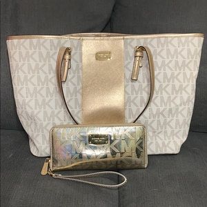 Authentic Michael Kors Purse and Wallet